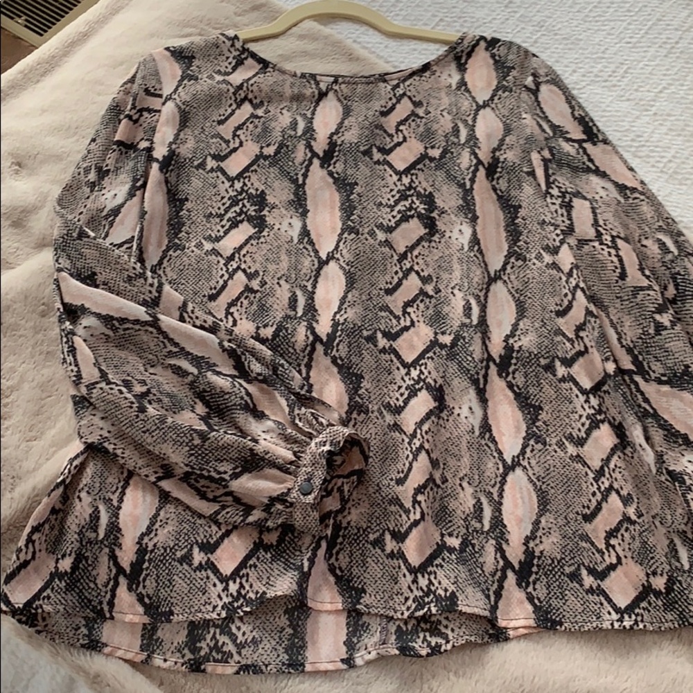 Pink blouse